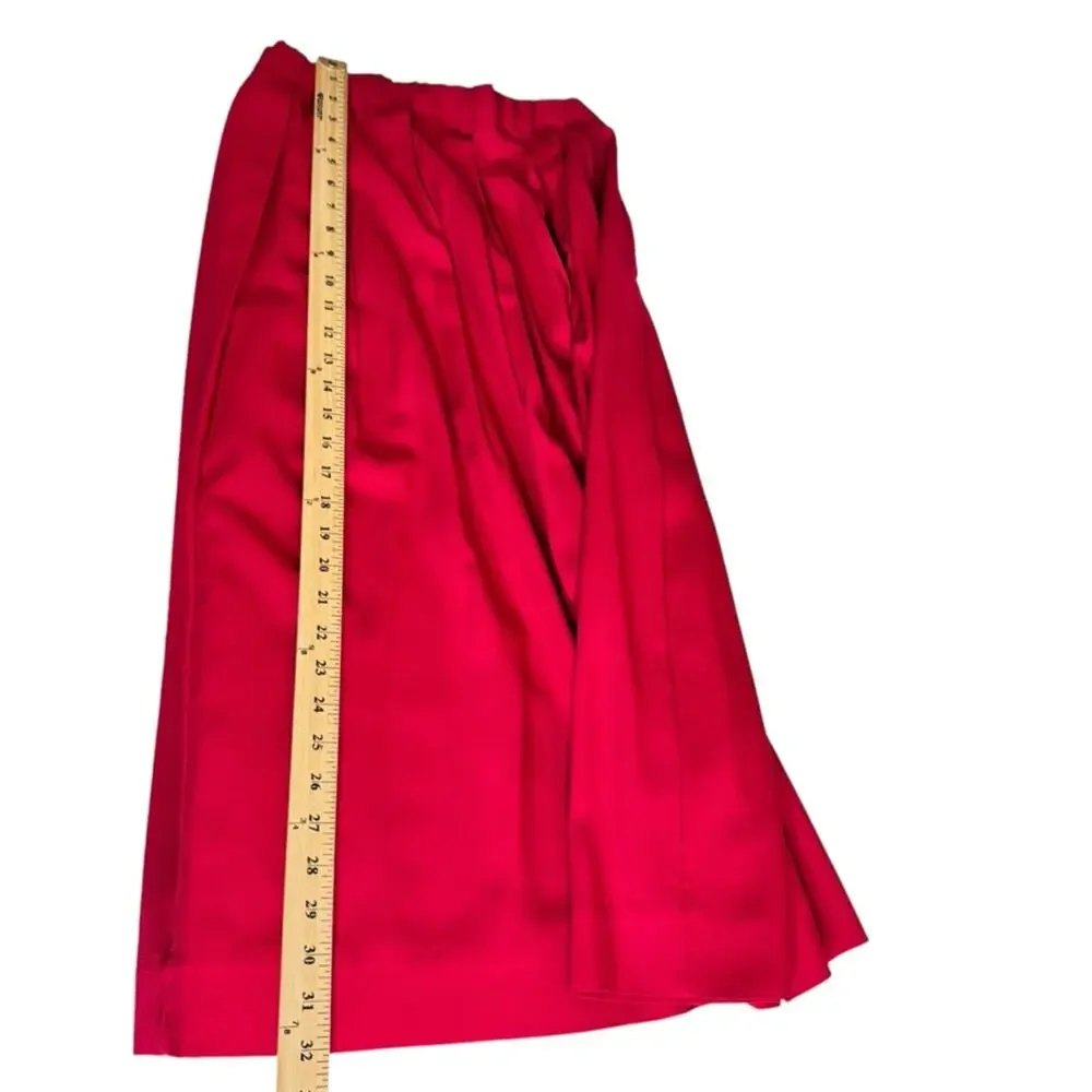 Vintage Pendleton‎ Country Sophisticates Red Midi Skirt Women's Small